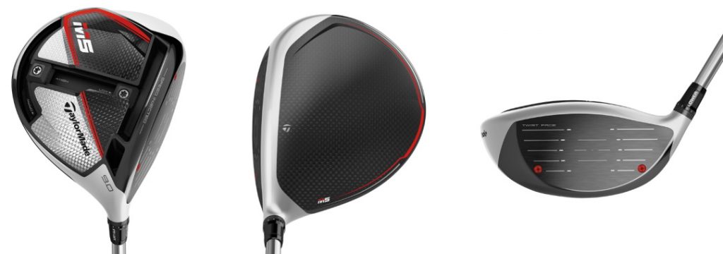 TaylorMade M5 Driver - 3 Perspectives