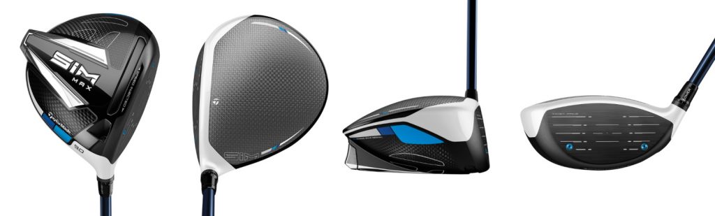 TaylorMade SIM Max Driver - 4 Perspectives