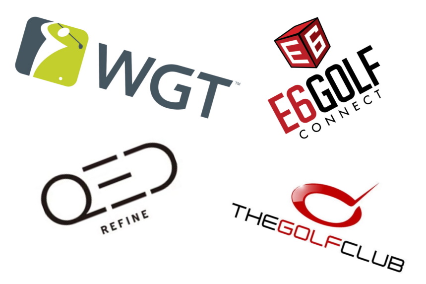 Golf simulator software logo collection