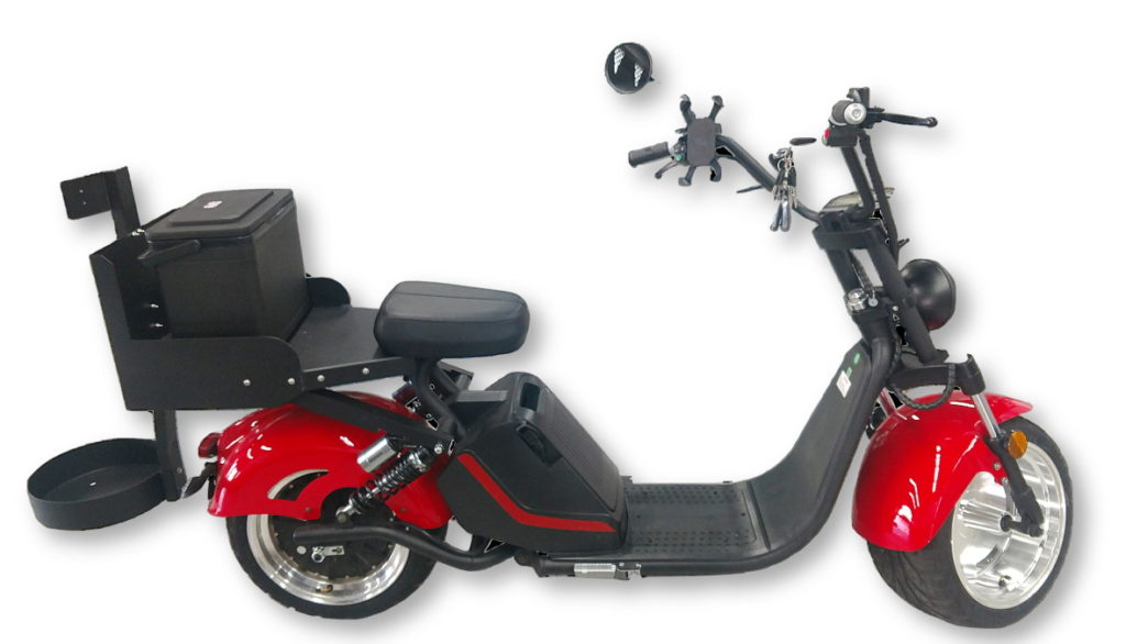 Fat Tire "The Cruiser 3.0" Electric Golf Scooter - Side View