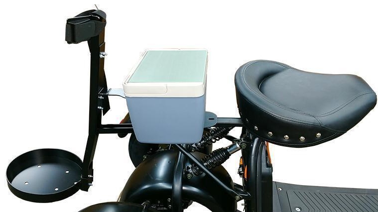Electric golf scooter cooler, bag holder, seat accessories