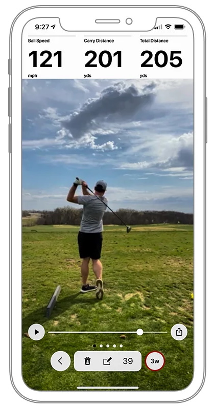 Garmin Golf App - Swing Capture