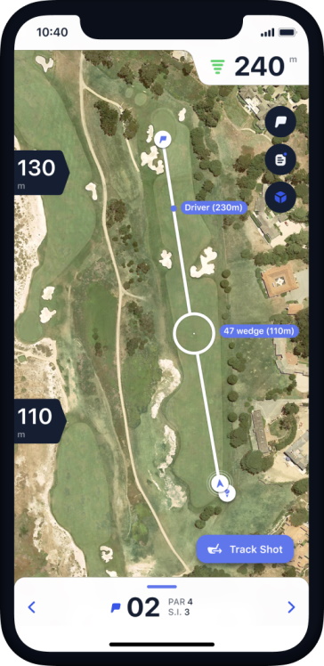 Hole19 Golf GPS App - Sample View 1