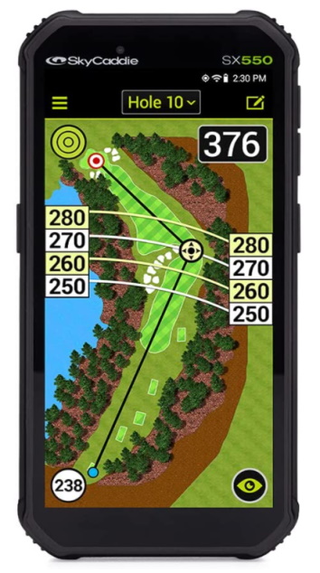 SkyCaddie SX550 Tourbook Golf GPS