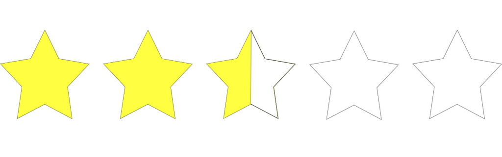 Star rating graphic