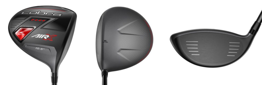 Cobra AIR-X Straight Neck Driver - 3 Perspectives