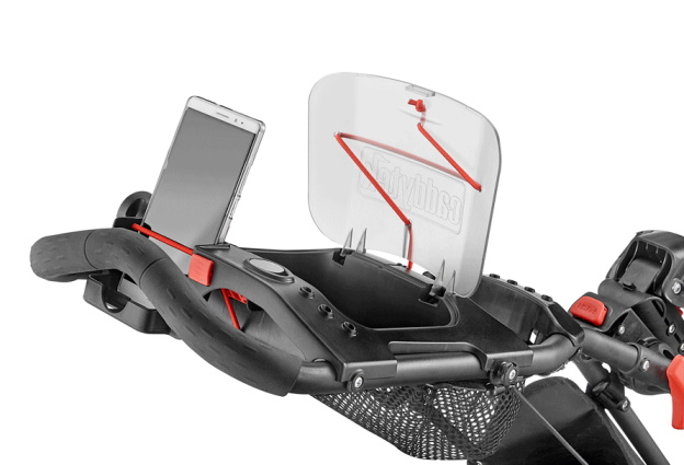 CaddyTek Golf Push Cart - accessories close-up